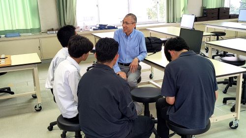 つくばサイエンス高等学校にて課題研究のメンタリング